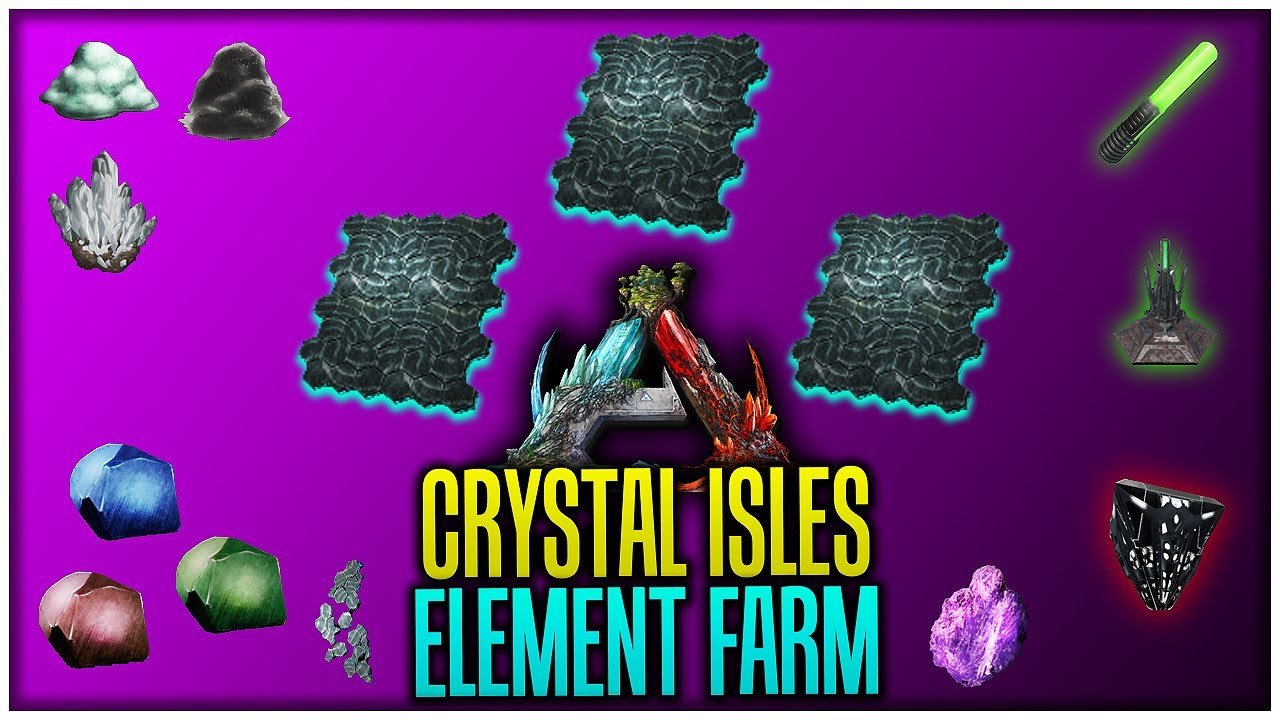 ARK: Crafting Element! (Crystal Isles)