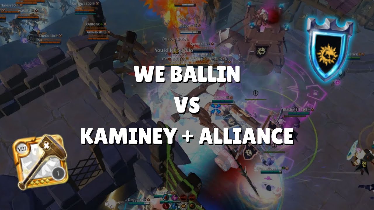 We Ballin vs [RUIM] Kaminey + Alliance | Caller POV | Albion Online ZvZ