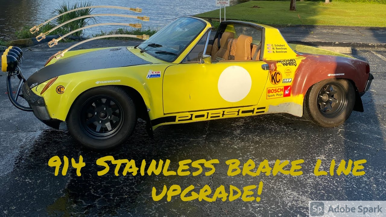 Porsche 914 Stainless Braided Brake line Upgrade