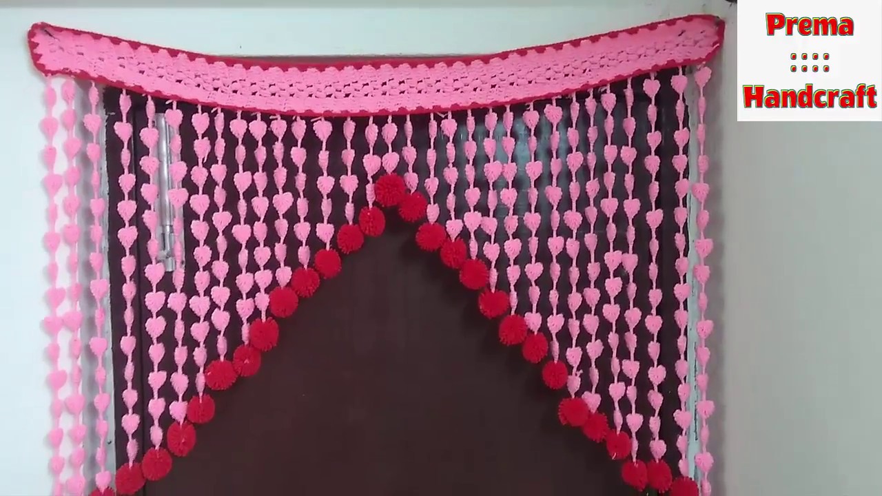 Make Door Toran From Wool || Diy Door Hanging Toran From Woolen || Woolen Door Hanging Toran Crochet