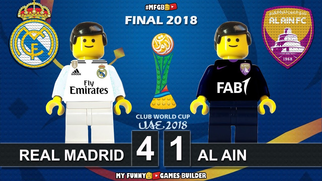 Club World Cup Final 2018 • Real Madrid vs Al Ain 4-1 🏆 All Goals Highlights Lego Football
