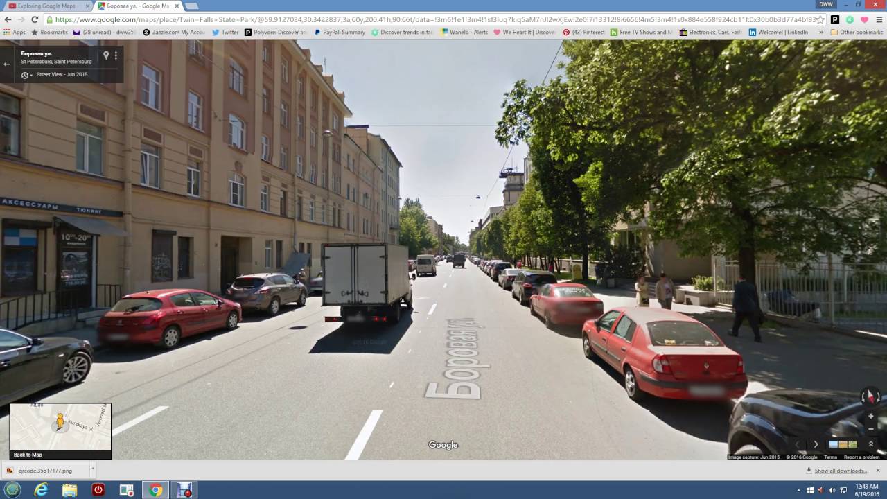 Exploring St. Petersburg Russia on Google Maps