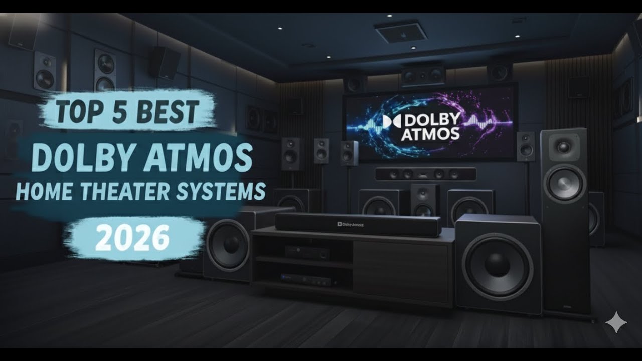 5 лучших систем домашнего кинотеатра Dolby Atmos 2026 года | Лучший объемный звук!