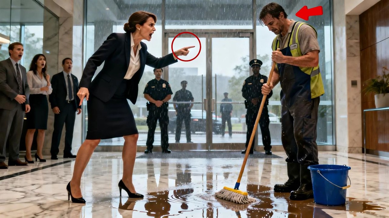 “You Can’t Even Hold A Mop!”— A CEO Humiliated A Single Dad, Then Everything Spiraled Out Of Control