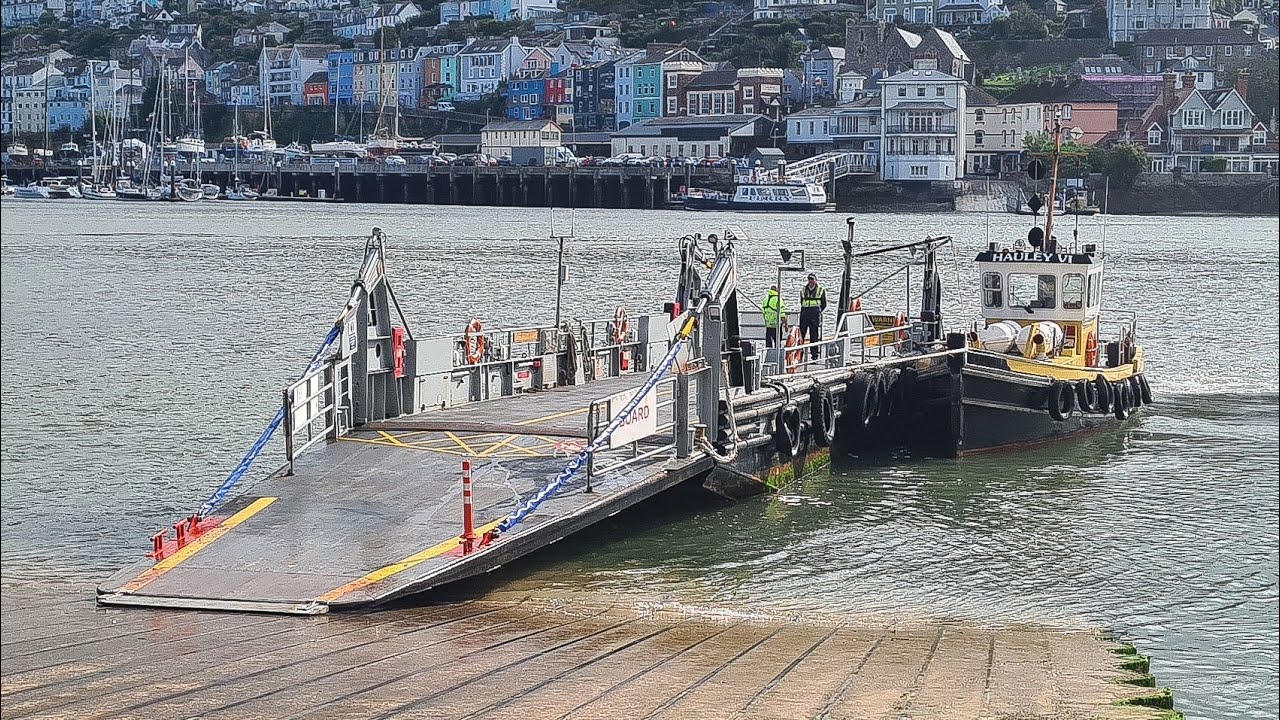 River Dart Vehicle Ferry On-Board