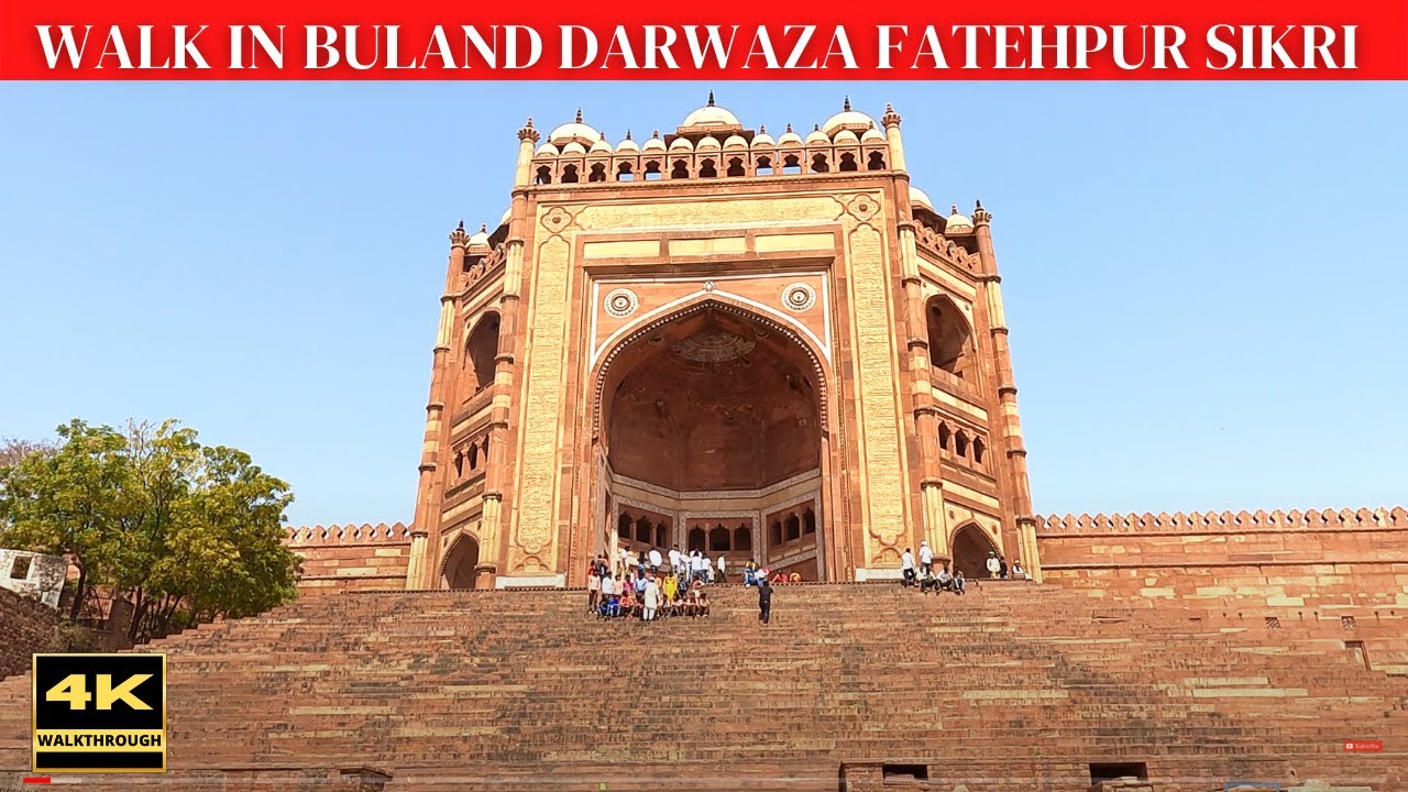 🇮🇳 India's Crown Jewel: Buland Darwaza Agra 4K Walk 2022