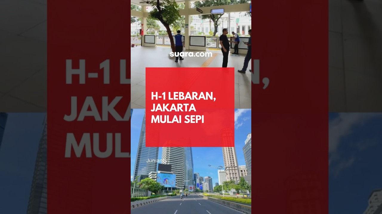 Video Viral: Jakarta Sepi Ditinggal Mudik, Netizen Kagum Lihat Perubahannya!