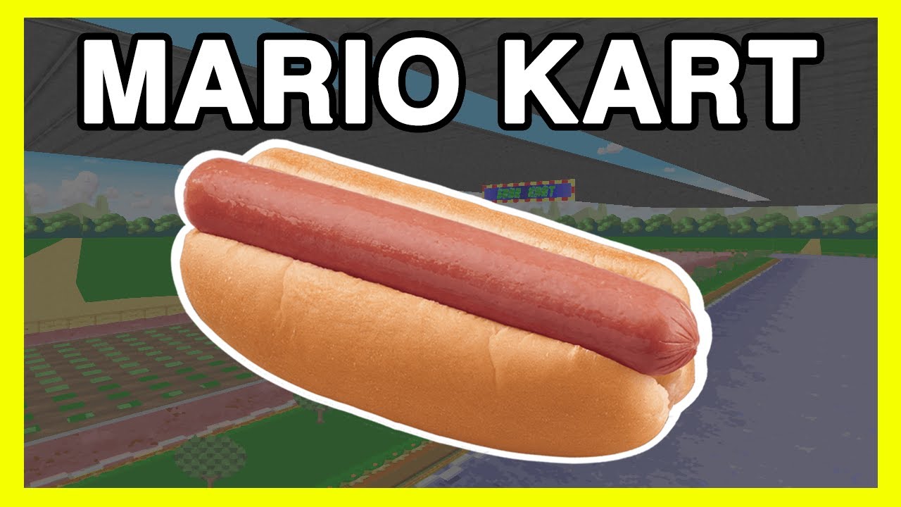 I put a hot dog in Mario Kart... Sort of