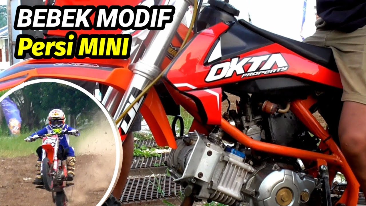Bebek Modif Versi Mini! Si Bocil Ini Keenakan Mainin Pedal Gas Nya!