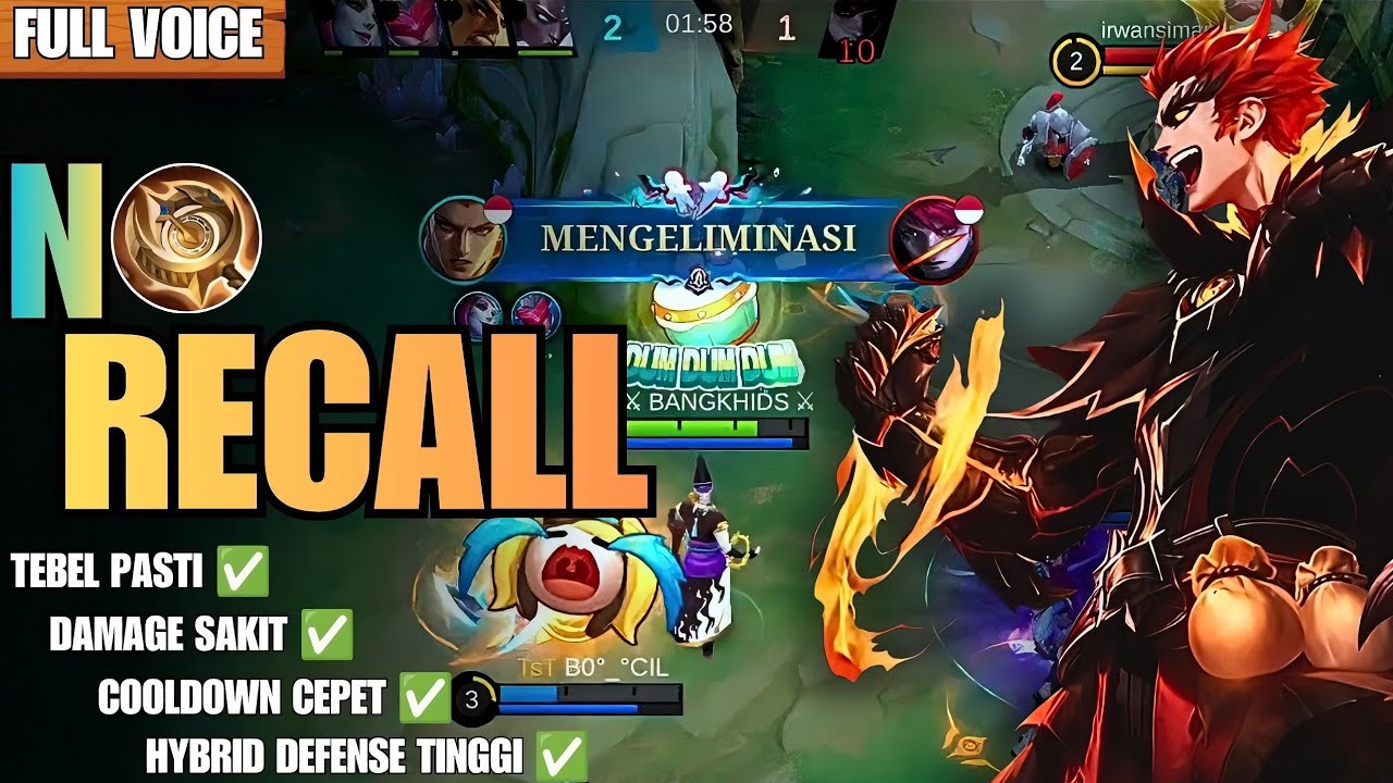 CARA MAIN VALIR AGAR GAK GAMPANG MATI: BUILD VALIR SAKIT DAN KERAS 2026 TERBARU.MLBB