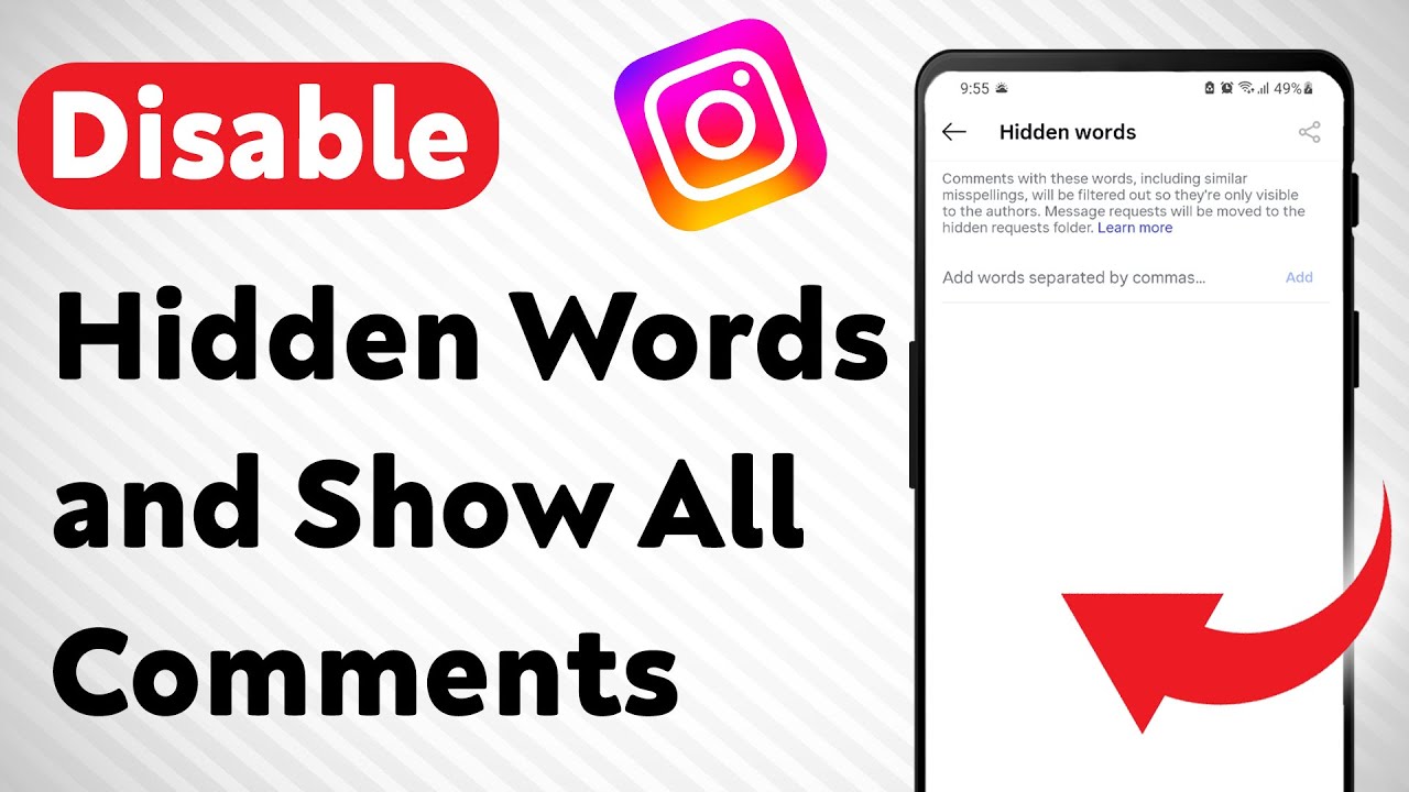 How To Disable Hidden Words and Show All Comments on Instagram (Updated)