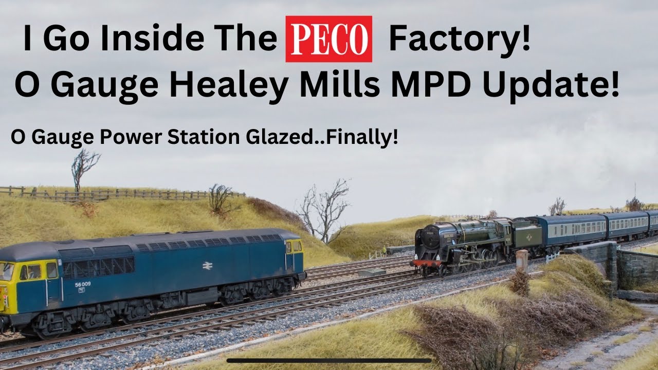 Inside The PECO Factory To See How Track Is Manufactured! Plus Update On The Huge Healey Mills MPD!