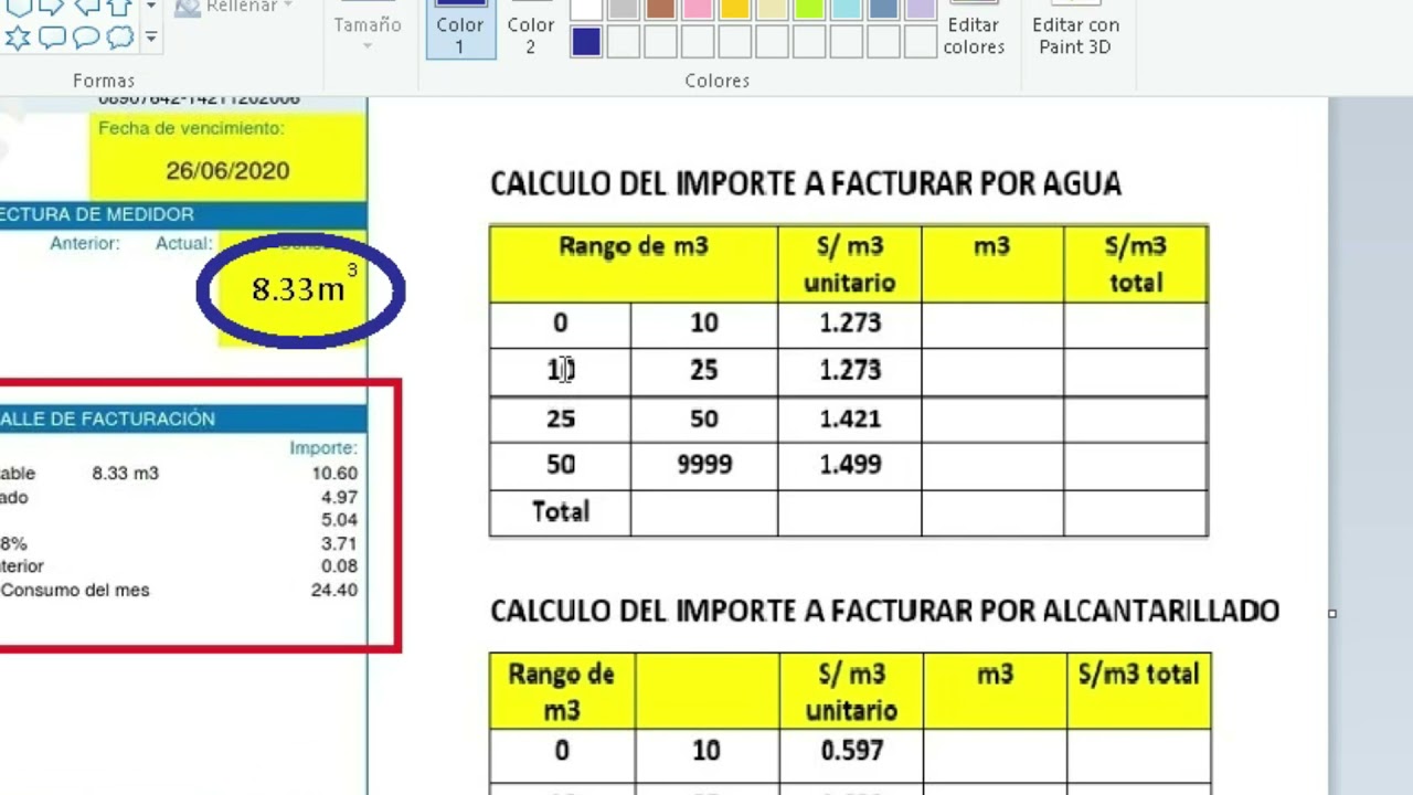 ¿COMO LEER EL RECIBO DE AGUA SEDAPAL 2021? | CALCULO DE CONSUMO DE SERVICIO DE AGUA Y ALCANTARILLADO