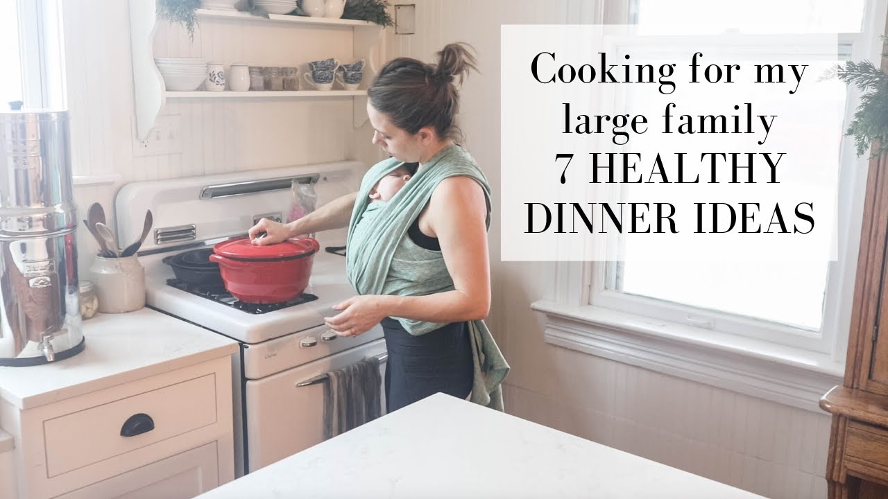 What we eat in a week | 7 HEALTHY DINNER IDEAS