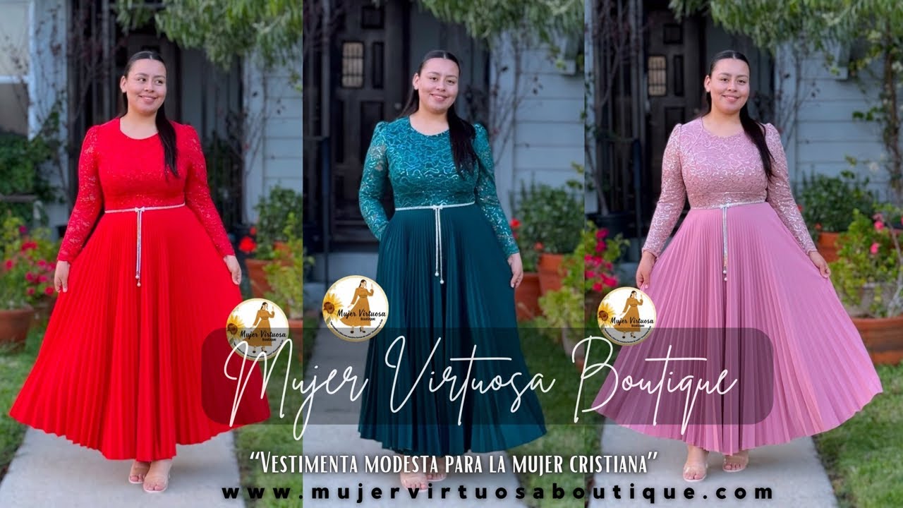 Mujer Virtuosa Boutique está en vivo con vestidos modestos para ir a la iglesia #fyp #fashion #moda