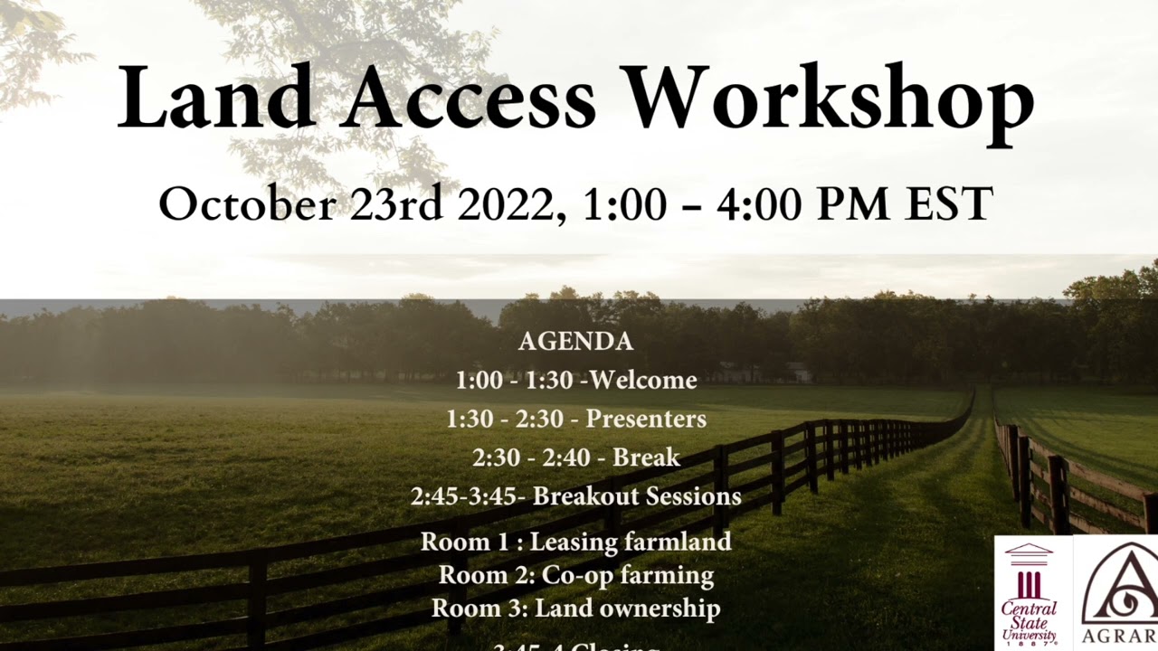2022 BFN Virtual Land Access: Walt Bonham, Community Leader/Farmer - Richland Gro-op (audio only)