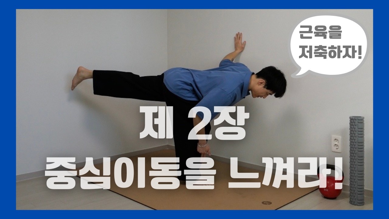 중심이동을 느낀다면! 관절들은 편해집니다👍|제2장 중심이동을 느껴라!