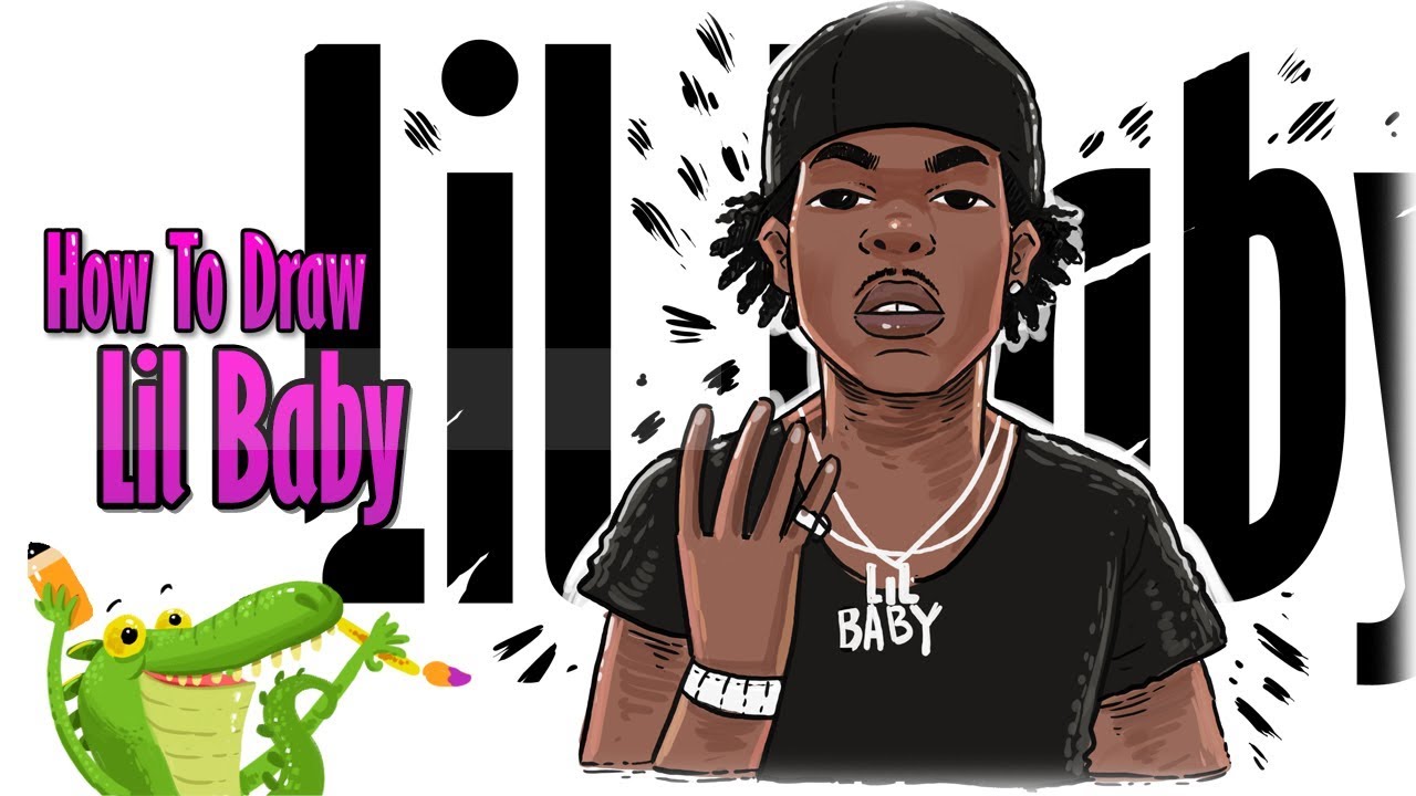 how to draw lil baby