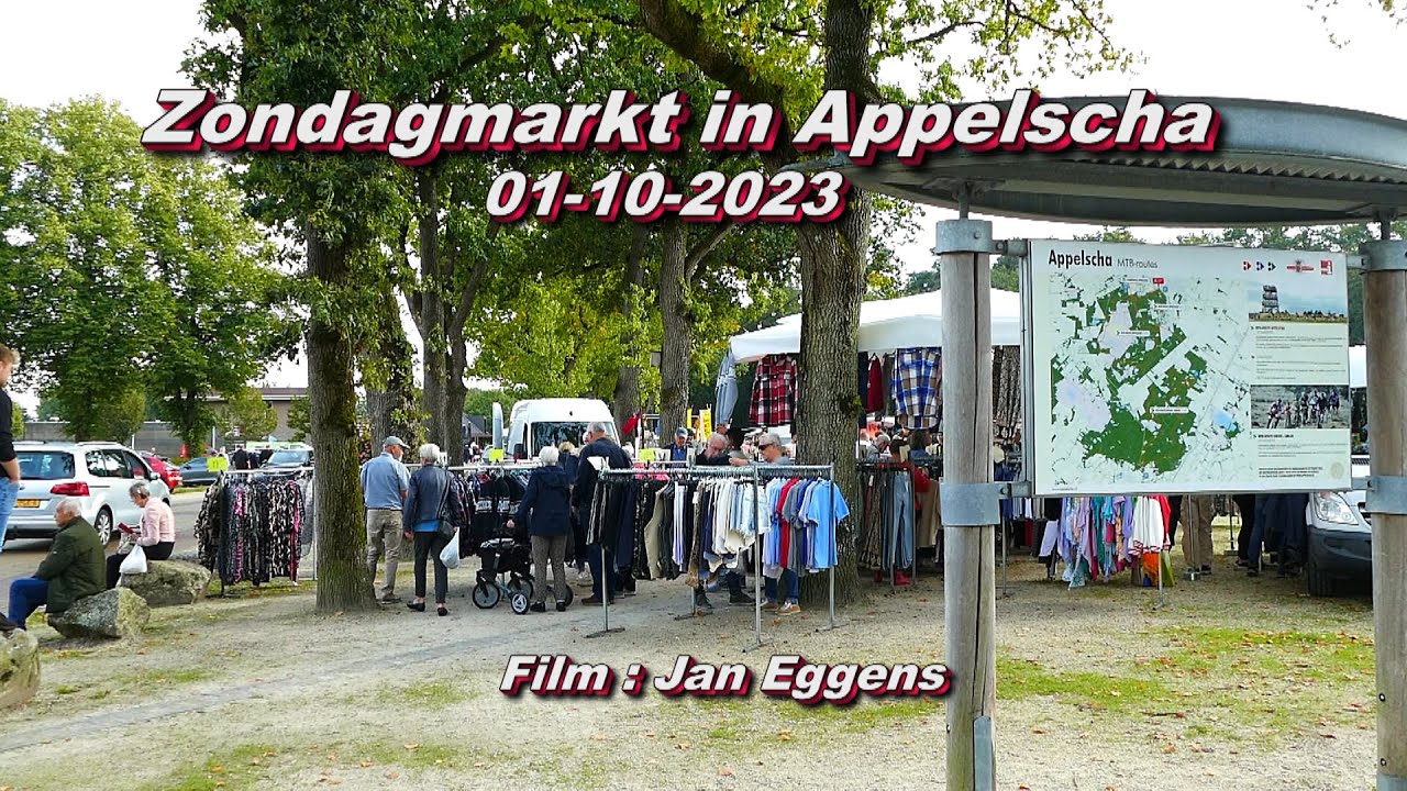 zondagmarkt in Appelscha 01 10 2023