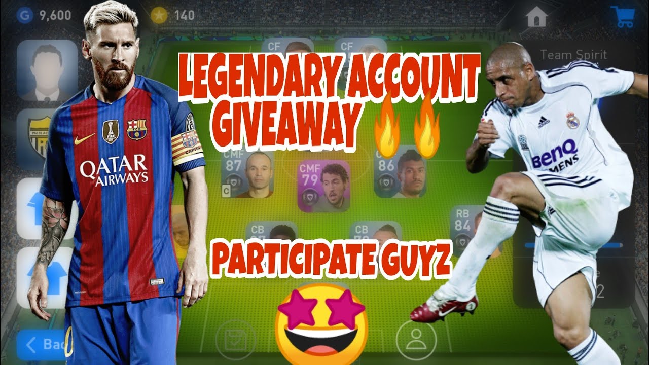 MESSI🔥 With🔥 LEGENDARY🤩 ACCOUNT GIVEAWAY,PES 2019 MOBILE