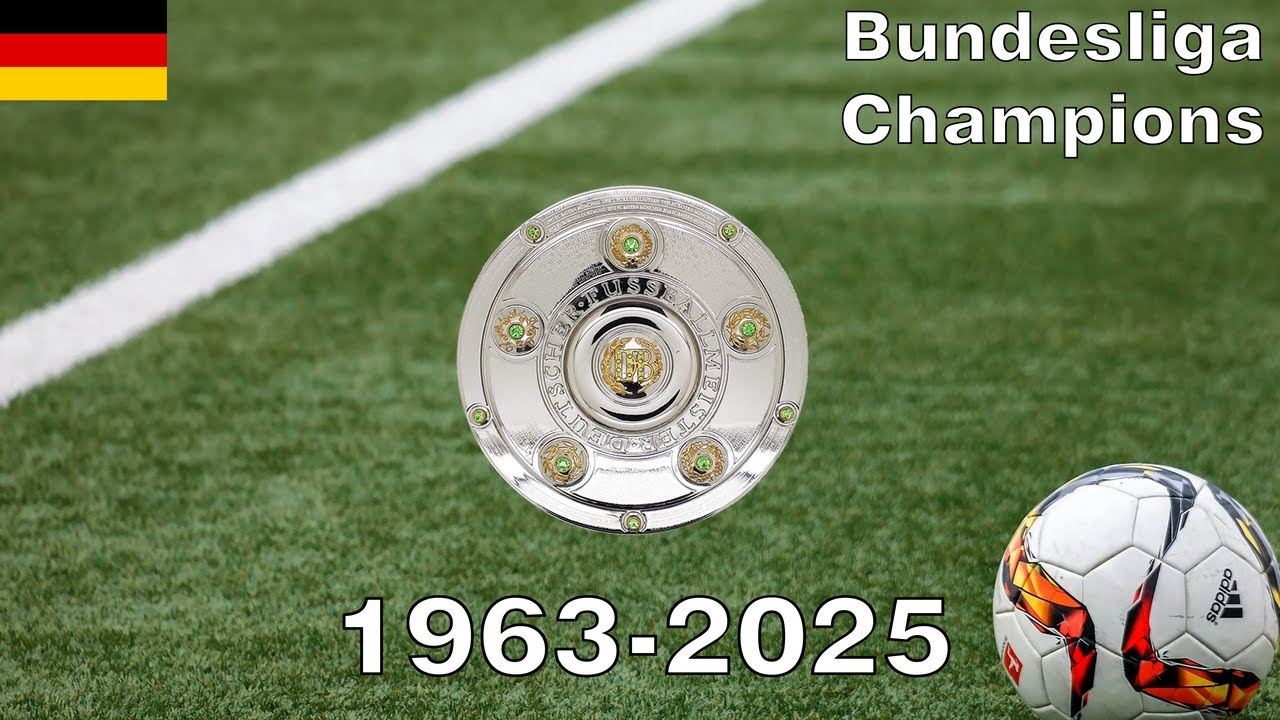 Bundesliga champions 1963-2025