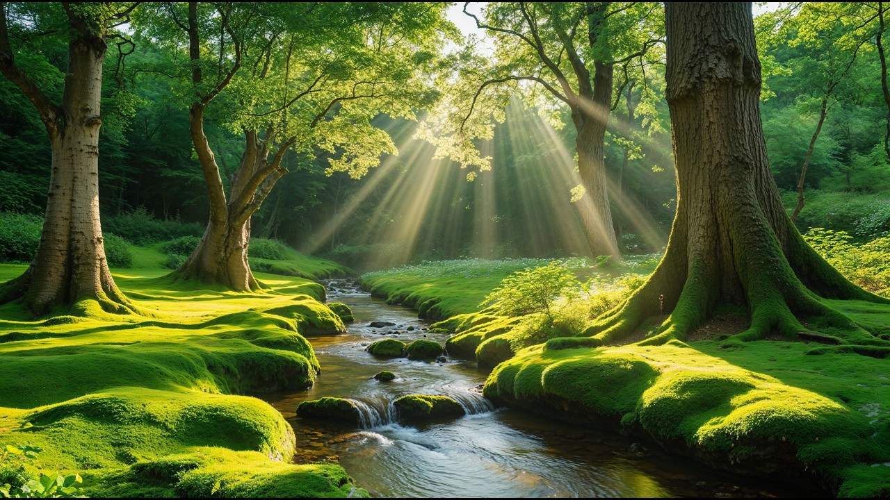 3 Hours Celtic Forest Meditation Music 🍃 Deep Healing Harp & Flute