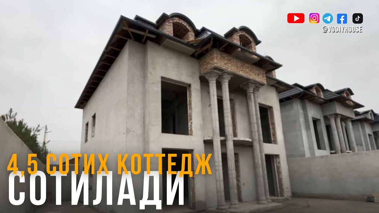 Фарғона шаҳар, Юсуф ота чойхонаси ёнида 4.5 сотих коттедж сотилади