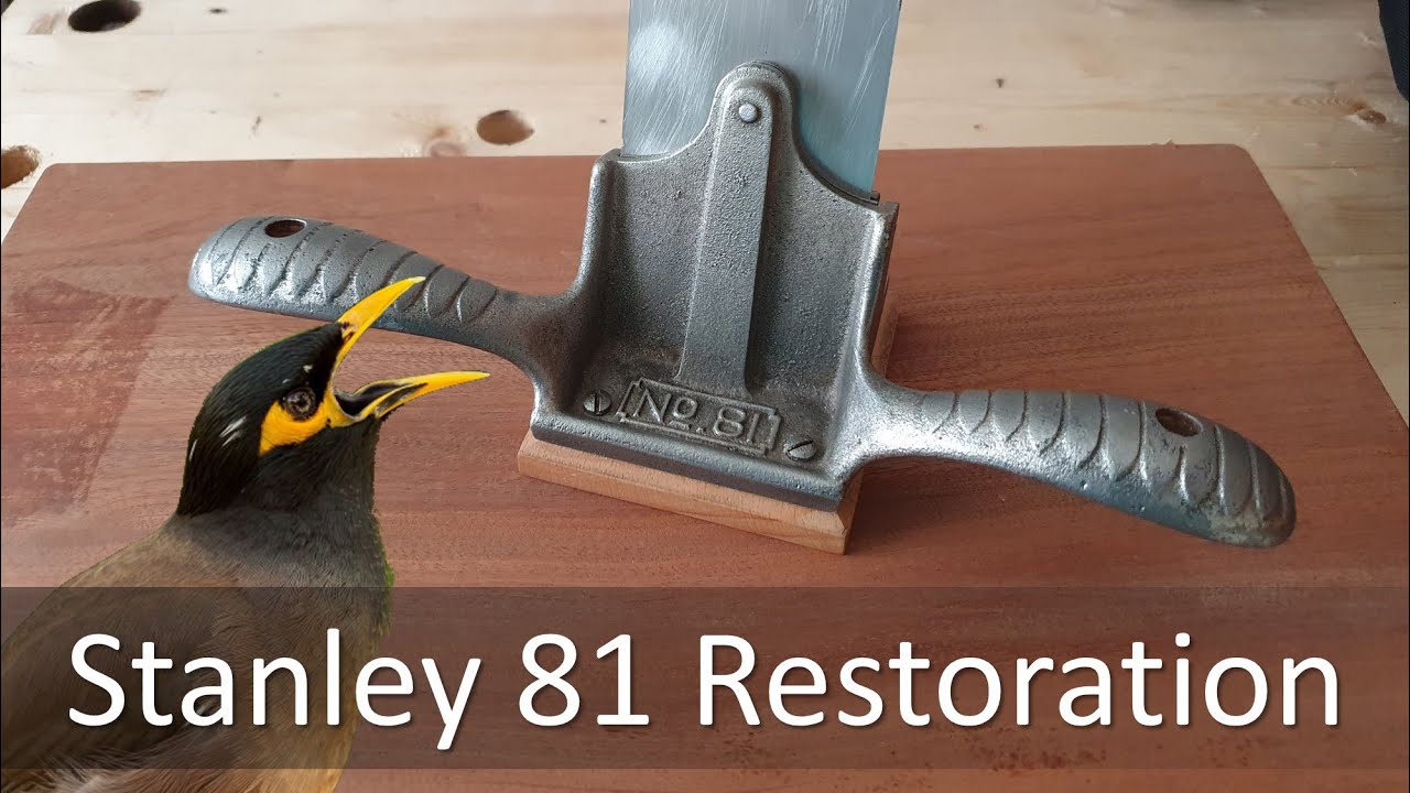 Stanley no. 81 Cabinet Scraper - happy restoration with friends!