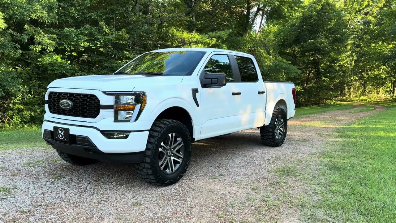 2023 F150 leveled on 35’s with NO RUBBING