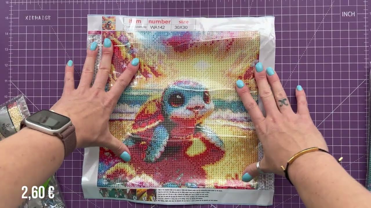 Diamond Painting - Temu Haul - unboxing