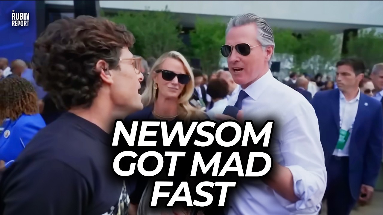 Gavin Newsom Humiliates Himself in Reaction to DOJ Investigation Question