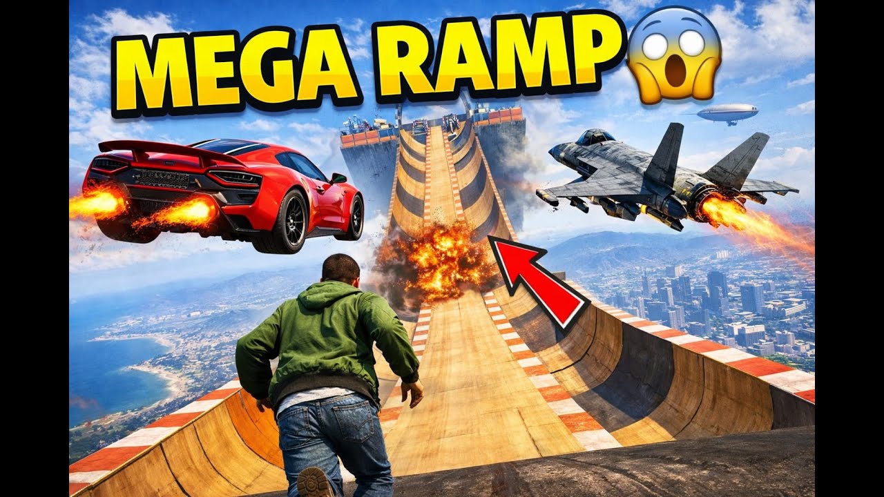 I SURVIVED THE MOST INSANE MEGA RAMP IN GTA5