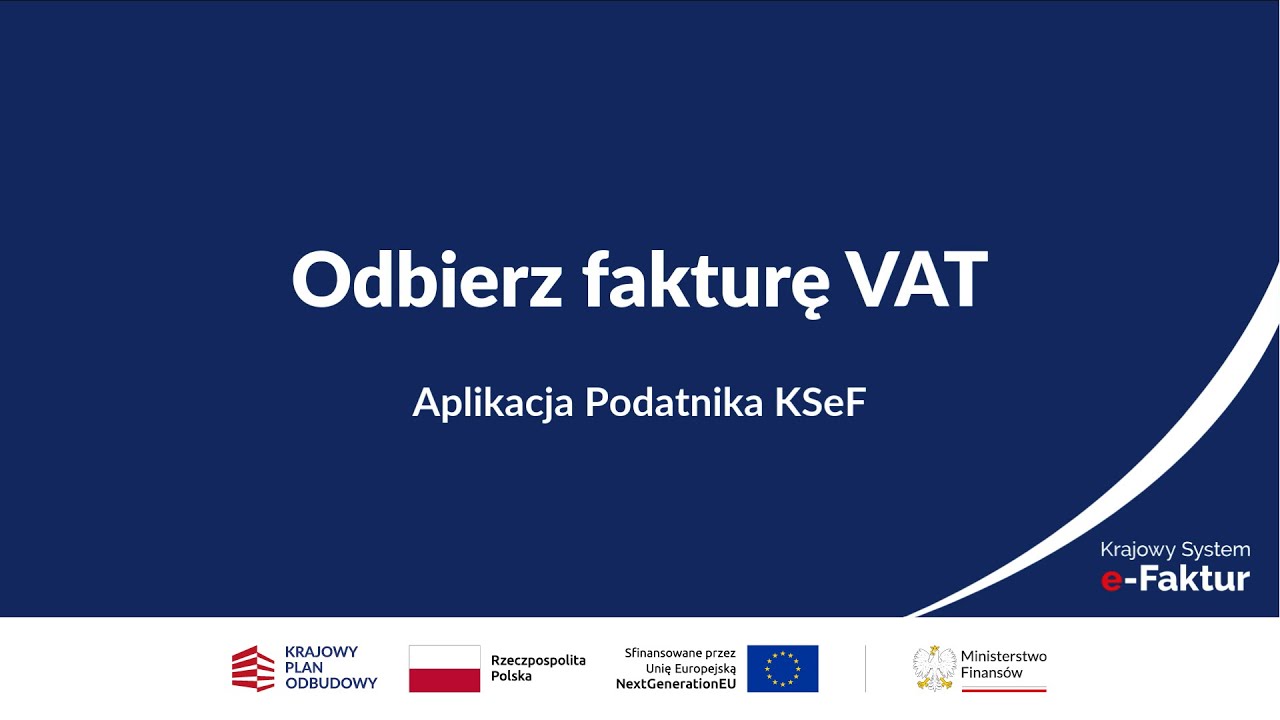 Aplikacja Podatnika KSeF 8 | Odbieranie faktury VAT