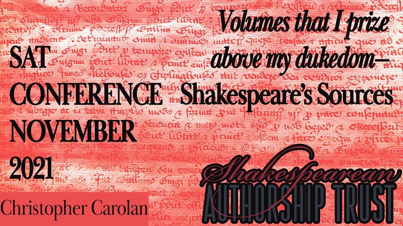 SAT Conference 2021 - 7 - Christopher Carolan - William of Palerne