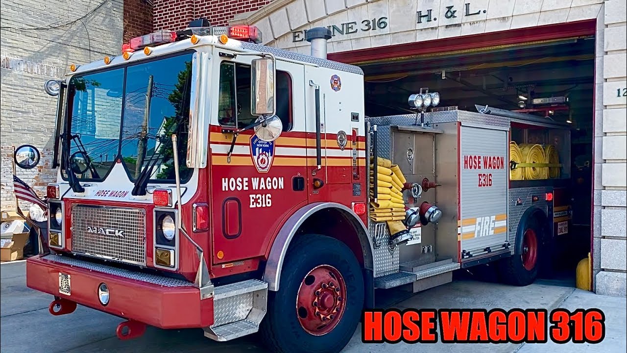 🌟 FLEET FRIDAY 🌟 FDNY LAGUARDIA AIRPORT HOSE WAGON 316  - LDH HOSE FOR CRASH TRUCKS