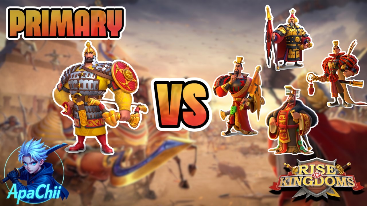 Alp Arslan (Primary) 1vs1 Meta march test results - Rise of Kingdoms