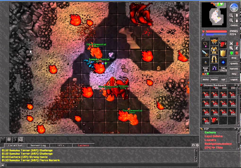 Demon Hunt Server Tibia Brasil