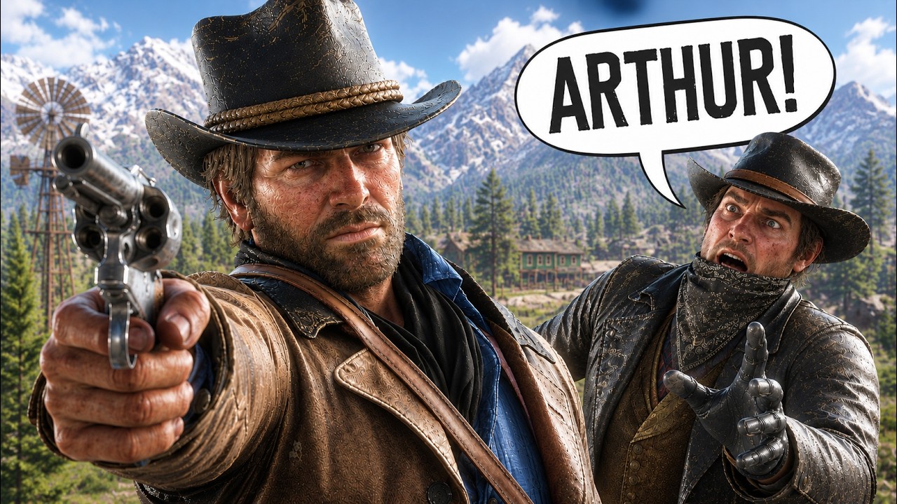 Артур Морган троллит игроков Red Dead