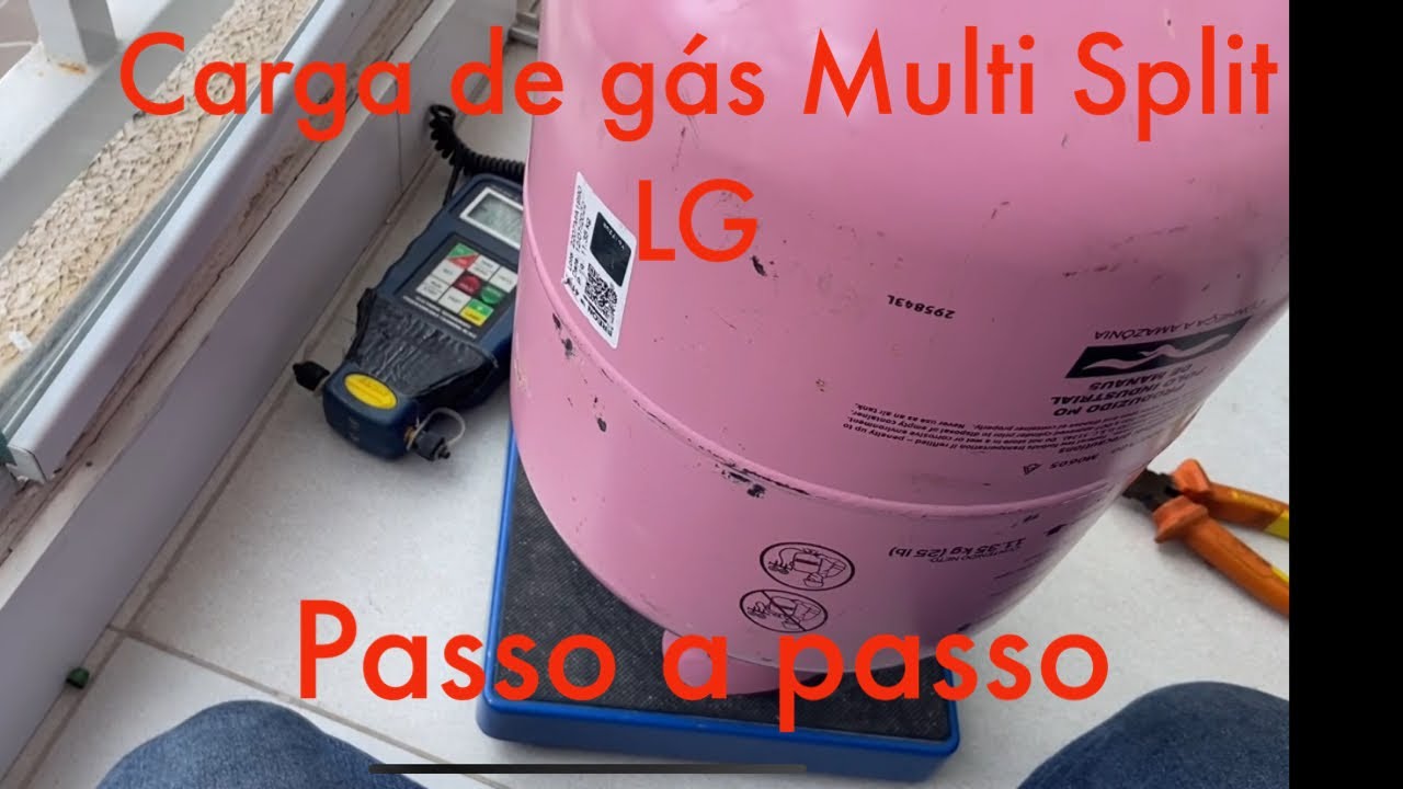 Carga de gás Multi inverter Multi Split LG