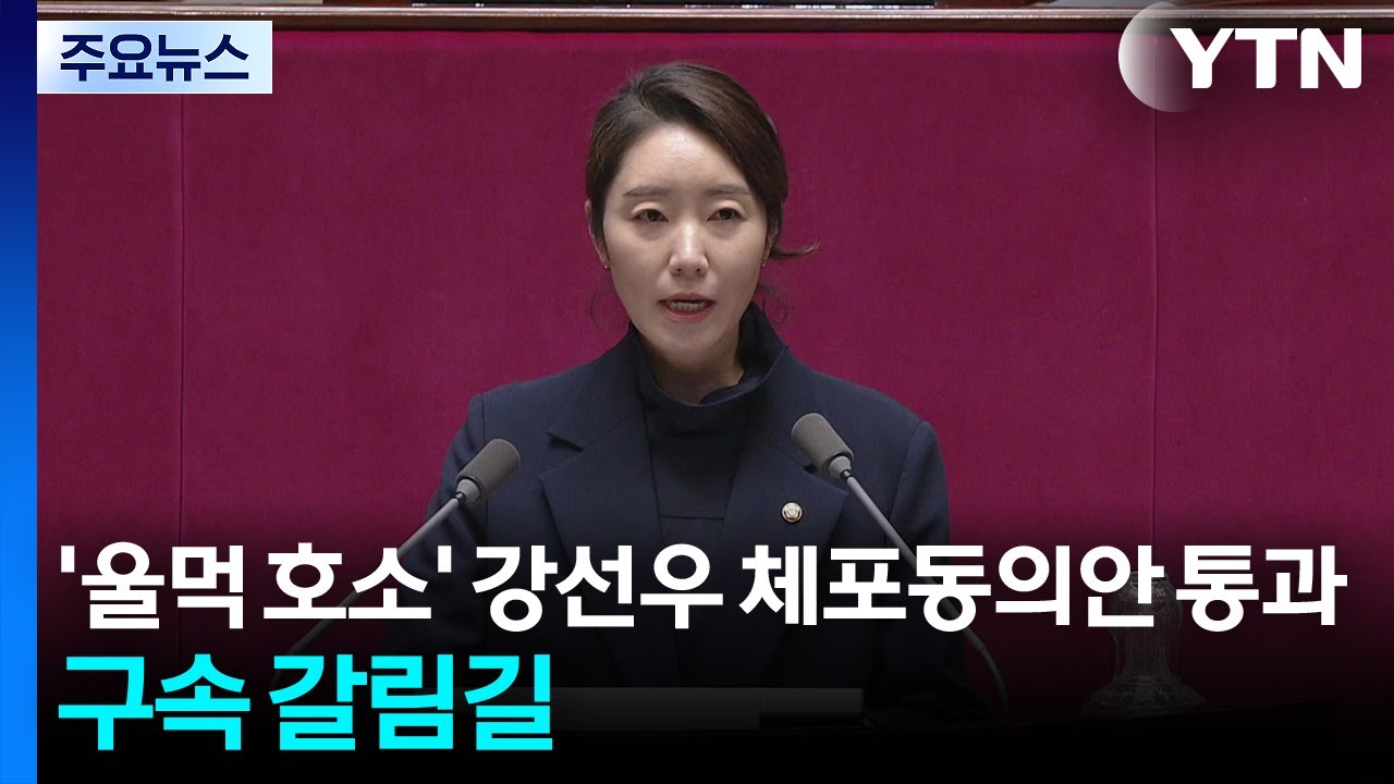 '울먹 호소'에도 체포동의안 통과...강선우 구속 갈림길 / YTN