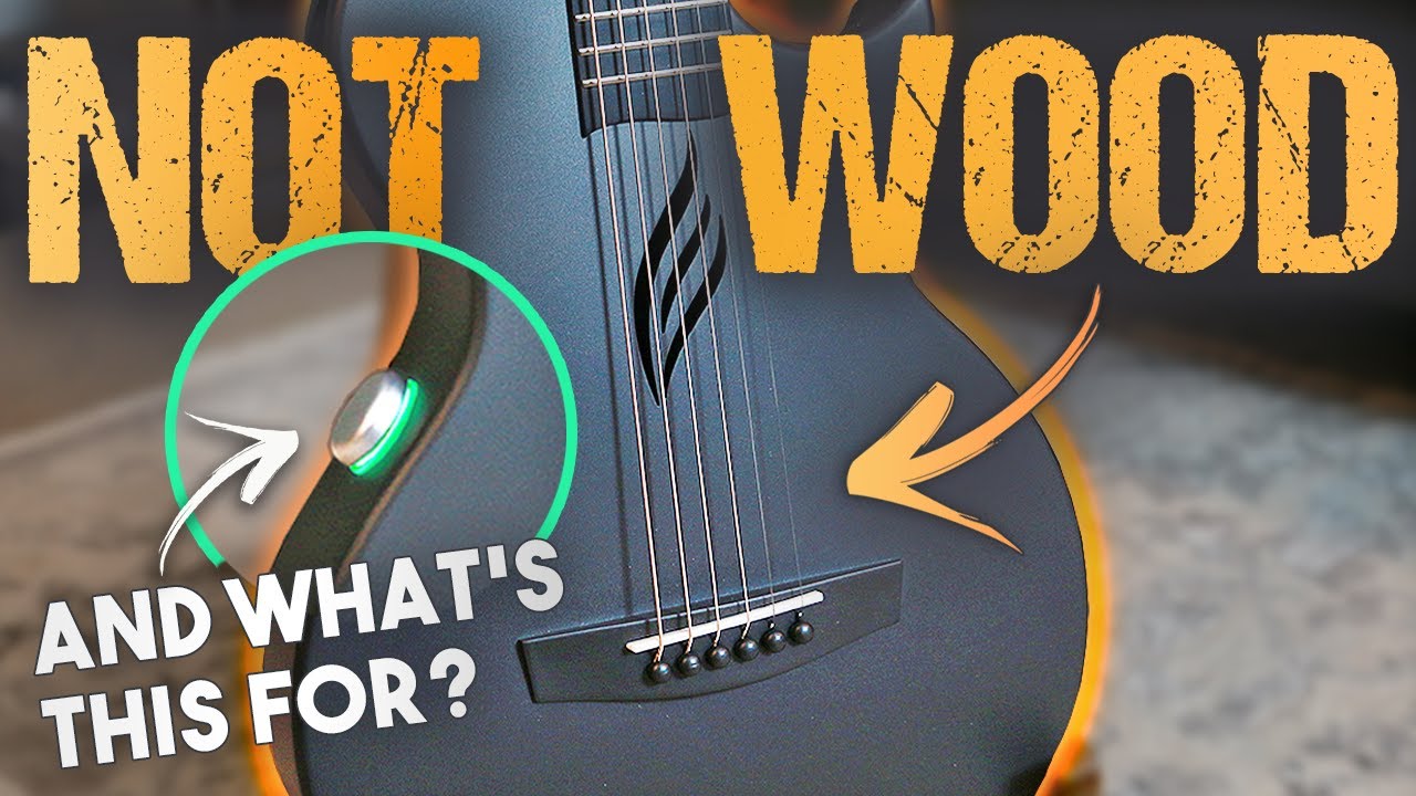 Carbon Fiber SMART TRAVEL GUITAR! Enya Nova Go SP1