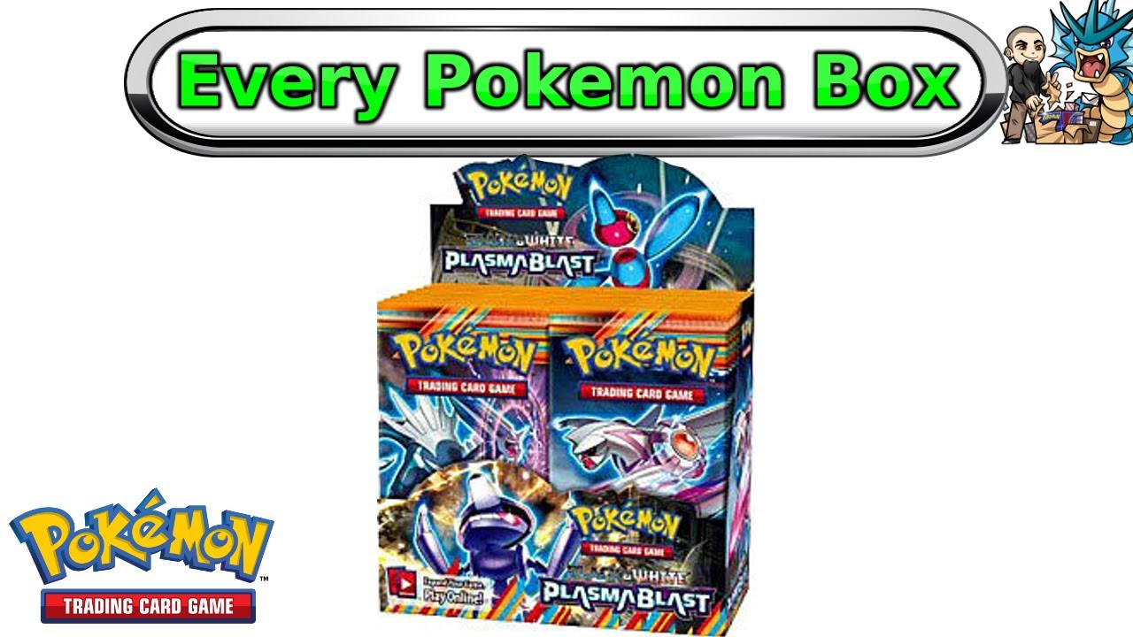 Opening Every Pokemon Box: B&W Plasma Blast