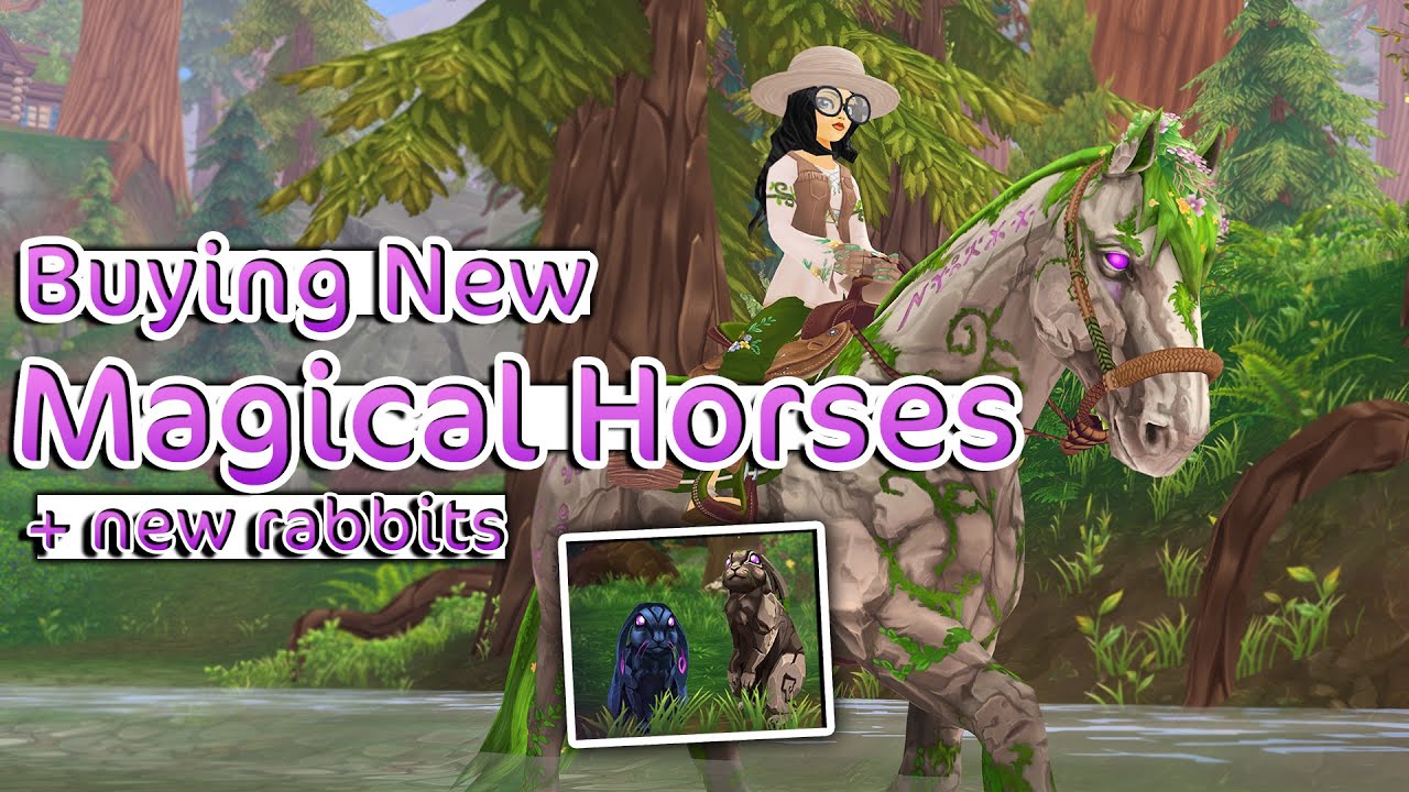 Star Stable Buying LIMITED TIME Magical Runestone Horses and Bunnies! 😍 Petra and Erinys