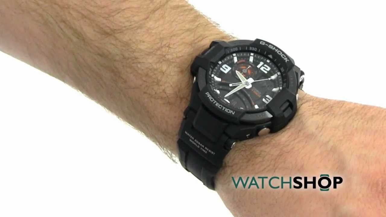 Men's Casio G-Shock Alarm Chronograph Watch (GA-1000-1AER)