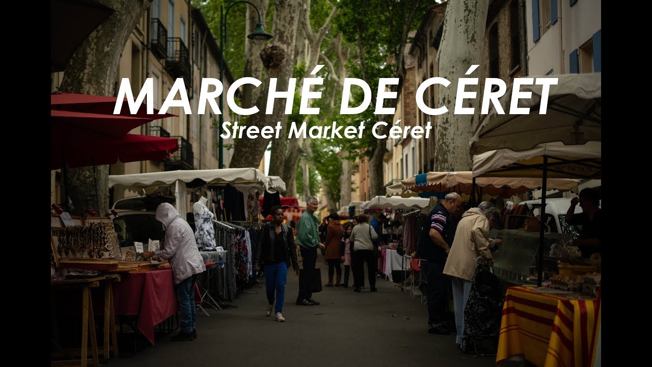 Marché de Céret | Mercado del Pueblo sureño de Francia Céret | Sony A7III