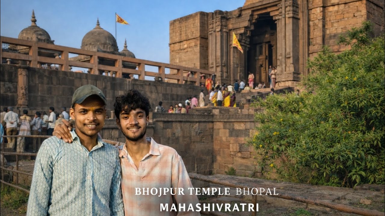 Bhojpur Temple Bhopal Mahashivratri 2026 | 1080 Cinematic Darshan | Maha Shivratri Special Vlog 🙏