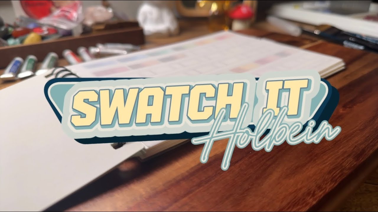 Holbein Watercolor Swatch Test | Color Chart & First Impressions