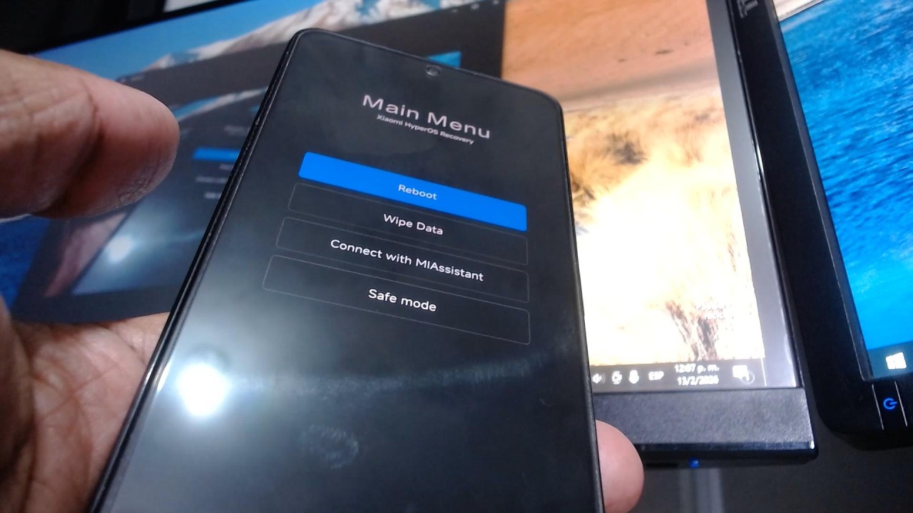 COMO SALIR DEL MODO  RECOVERY O MAIN MENU XIAOMI