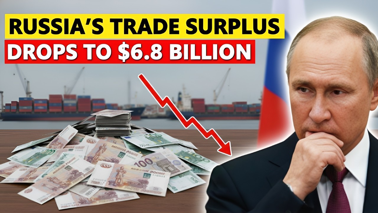 Russia's foreign trade surplus down to $6.8 BILLION in November