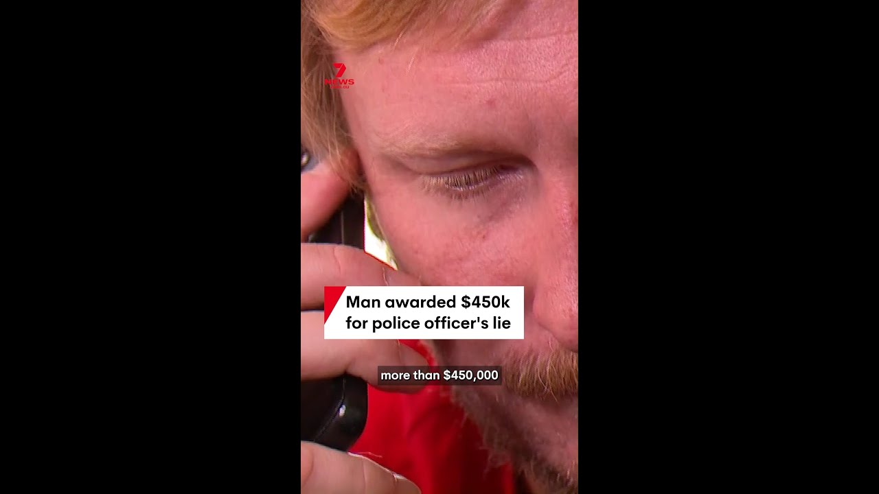 Luke Moore awarded $450,000 after police officer's false statement